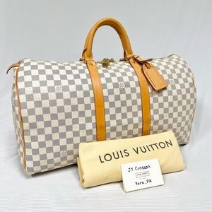 ‼️SOLD‼️Louis Vuitton Damier Azur Keepall 50 - GORGEOUS CONDITION! 💘